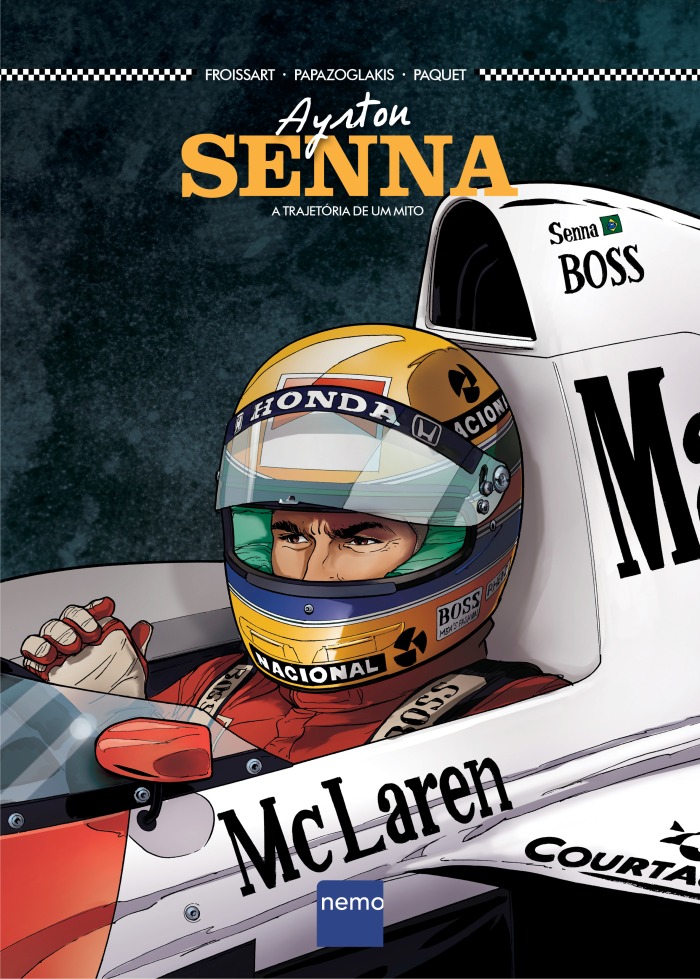 A trajetória de Ayrton Senna é contada em quadrinhos
